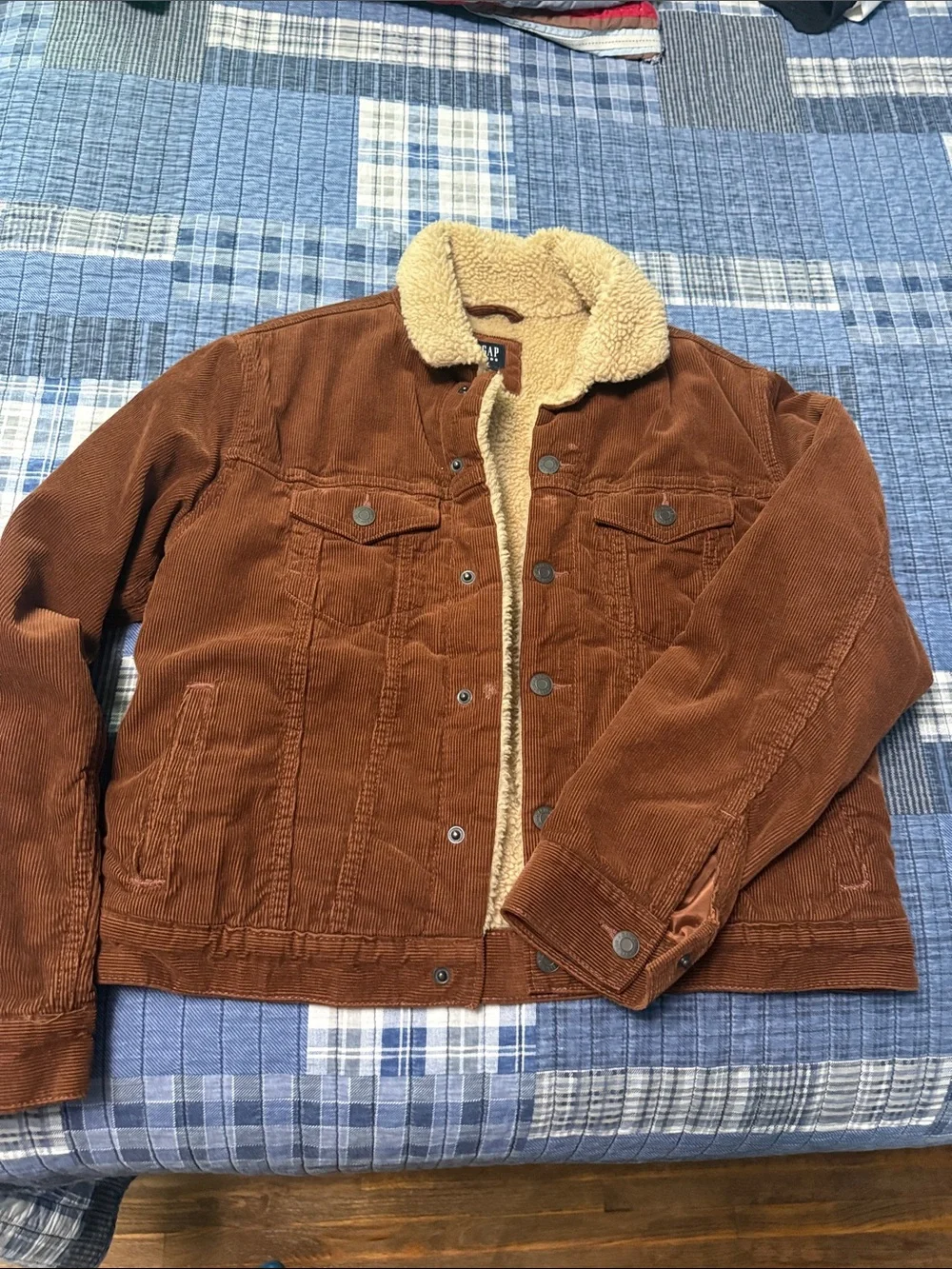 Gap Corduroy Sherpa-Lined boys XXL Jacket - Brown